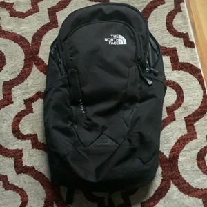 The North Face backpack! Lightly used but still in great condition.
